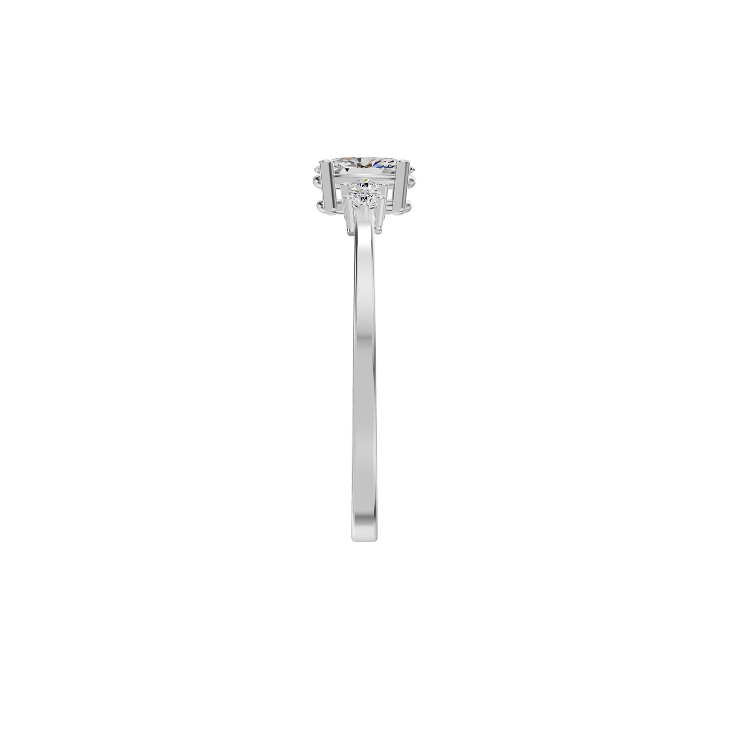 DLR002175 18 KT / White Gold / 18
