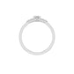 DLR002175 18 KT / White Gold / 18