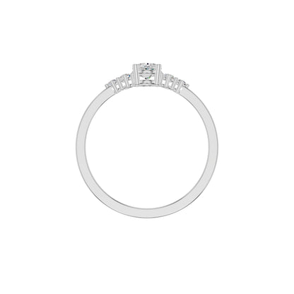 DLR002175 18 KT / White Gold / 18