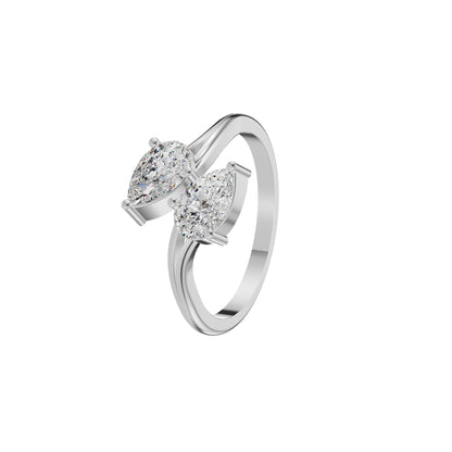 DLR002176 18 KT / White Gold / 18