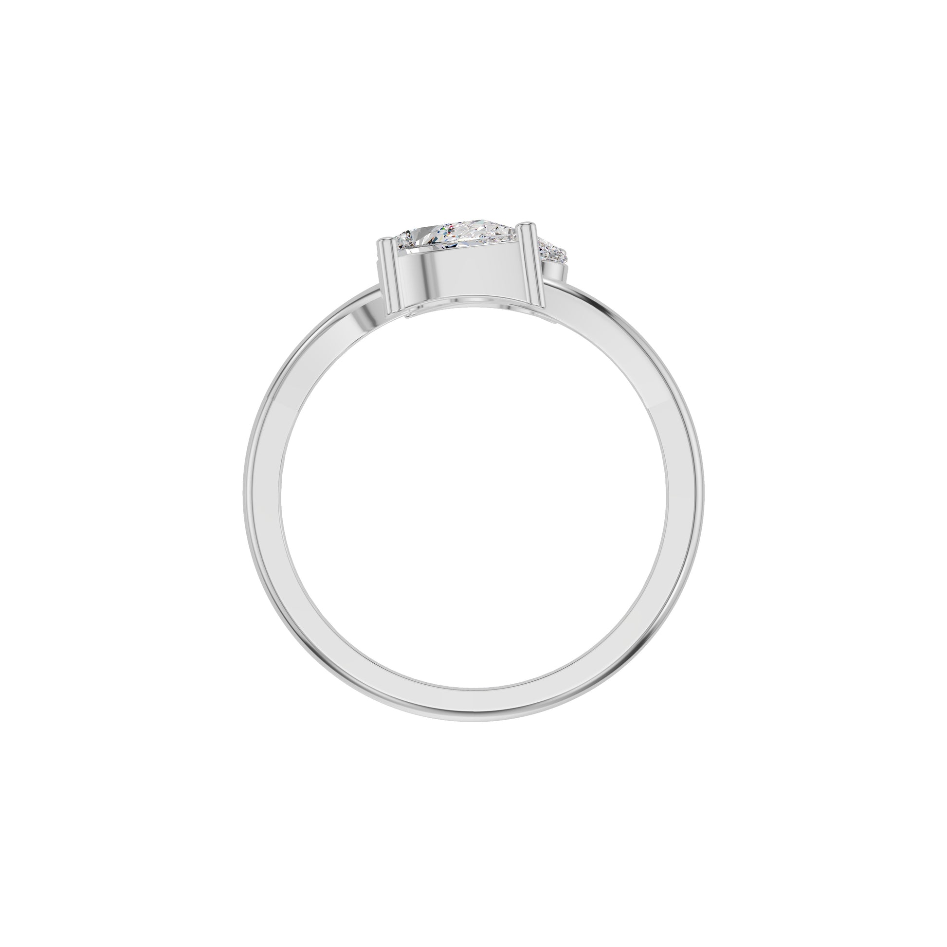 DLR002176 18 KT / White Gold / 18