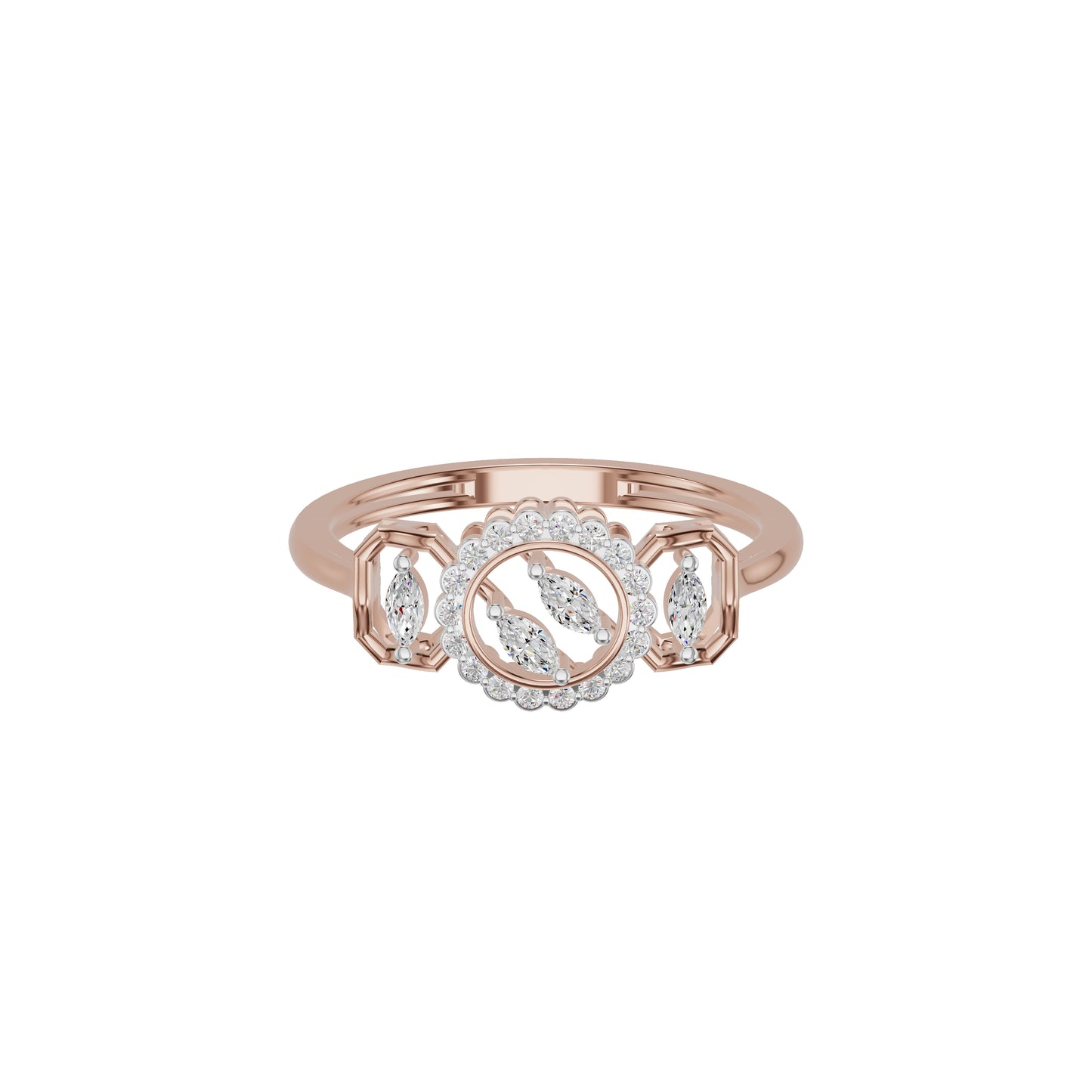 Timeless Fleur Diamond Ring 18 KT / Rose Gold / 18