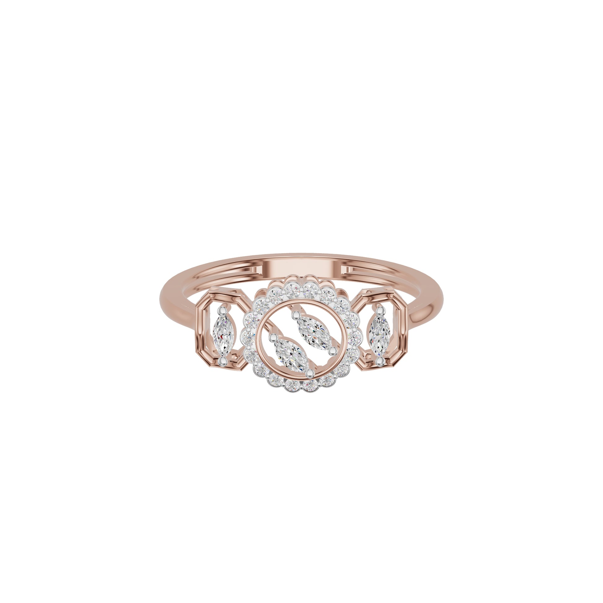 Timeless Fleur Diamond Ring 18 KT / Rose Gold / 18