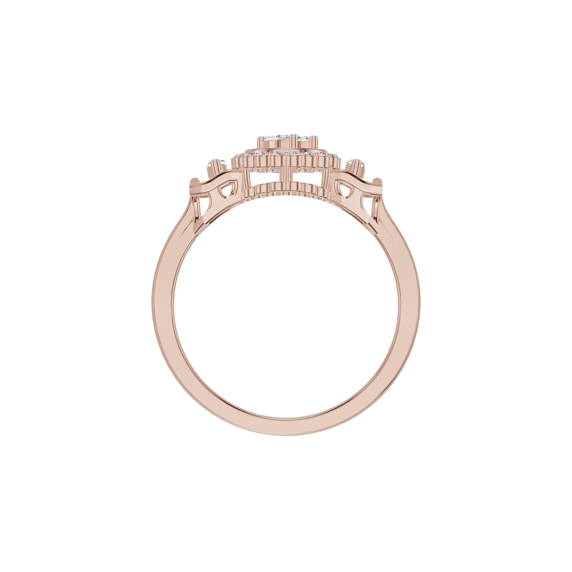 Timeless Fleur Diamond Ring 18 KT / Rose Gold / 18