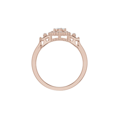 Timeless Fleur Diamond Ring 18 KT / Rose Gold / 18