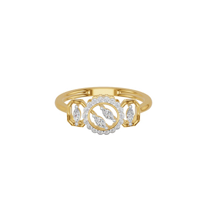 Timeless Fleur Diamond Ring 18 KT / Yellow Gold / 18