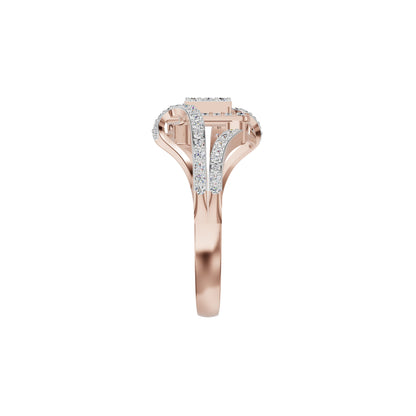 Advika Diamond Ring 18 KT / Rose Gold / 18