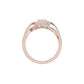 Advika Diamond Ring 18 KT / Rose Gold / 18