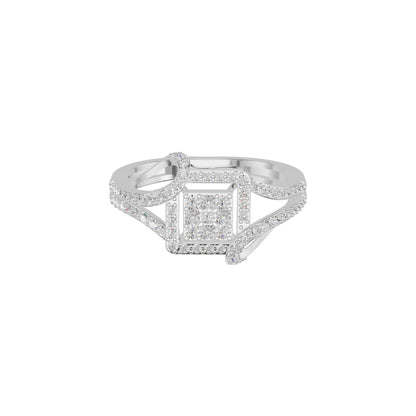 Advika Diamond Ring 18 KT / White Gold / 18