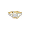 Advika Diamond Ring 18 KT / Yellow Gold / 18