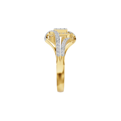 Advika Diamond Ring 18 KT / Yellow Gold / 18