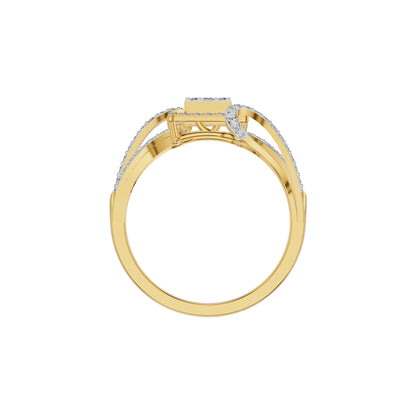 Advika Diamond Ring 18 KT / Yellow Gold / 18