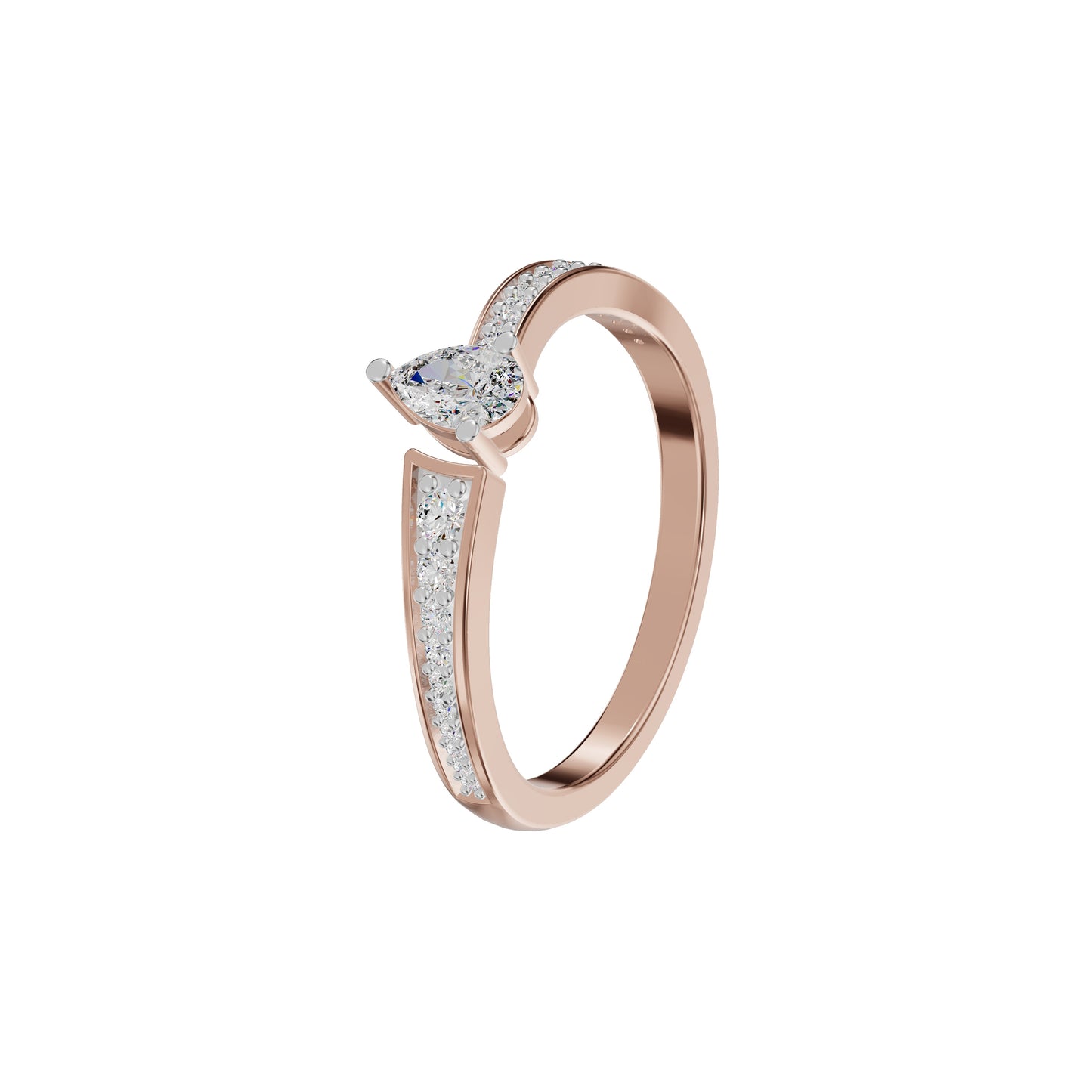 DLR002181 18 KT / Rose Gold / 18