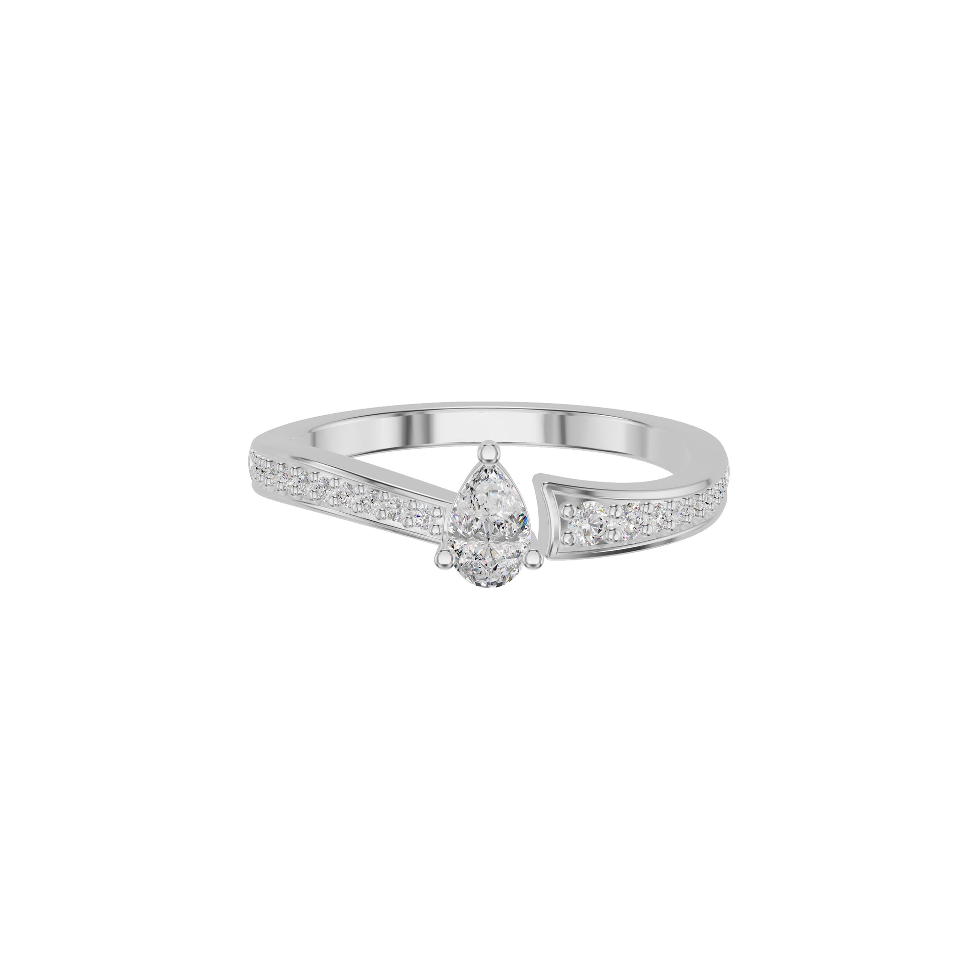 DLR002181 18 KT / White Gold / 18