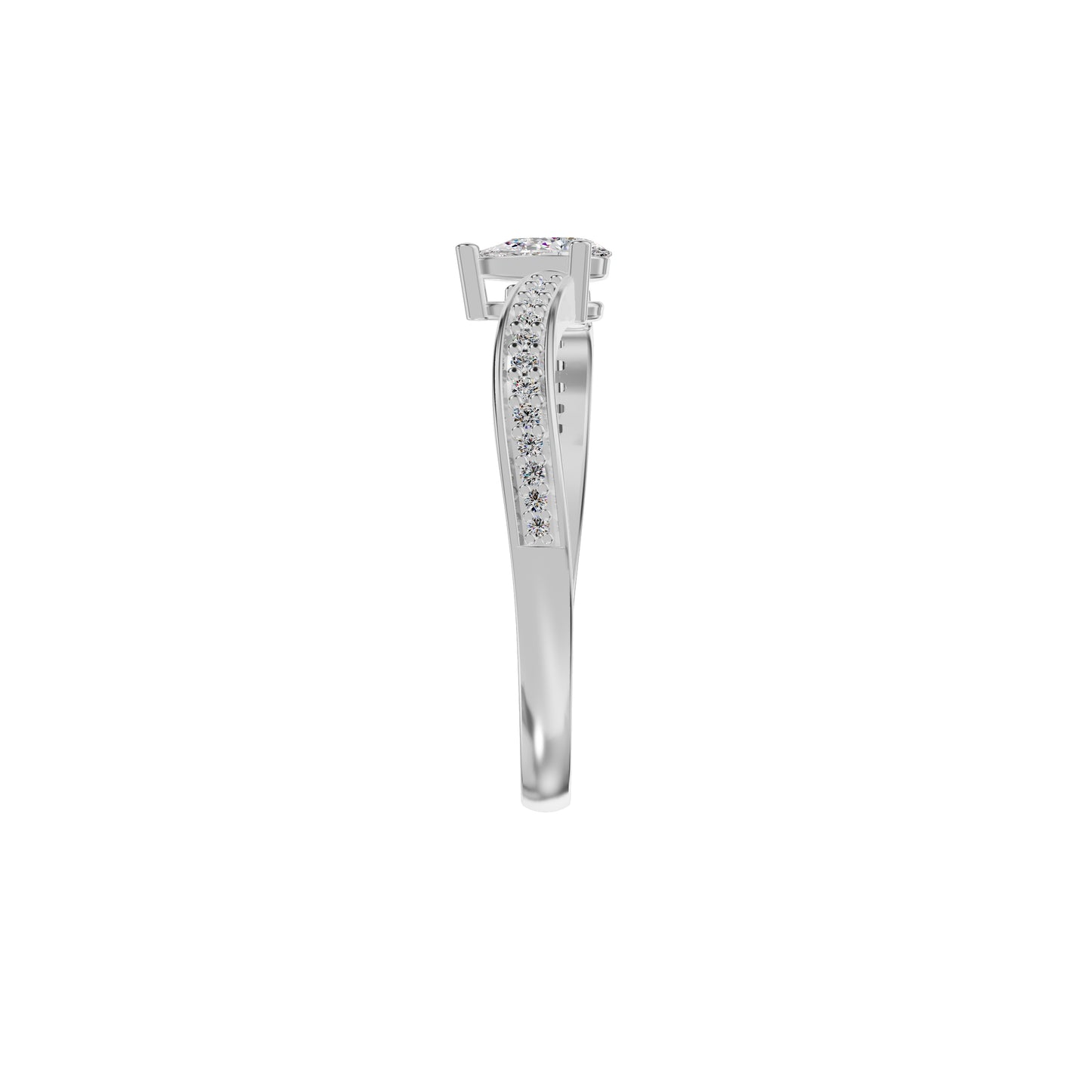 DLR002181 18 KT / White Gold / 18