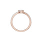 DLR002182 18 KT / Rose Gold / 18