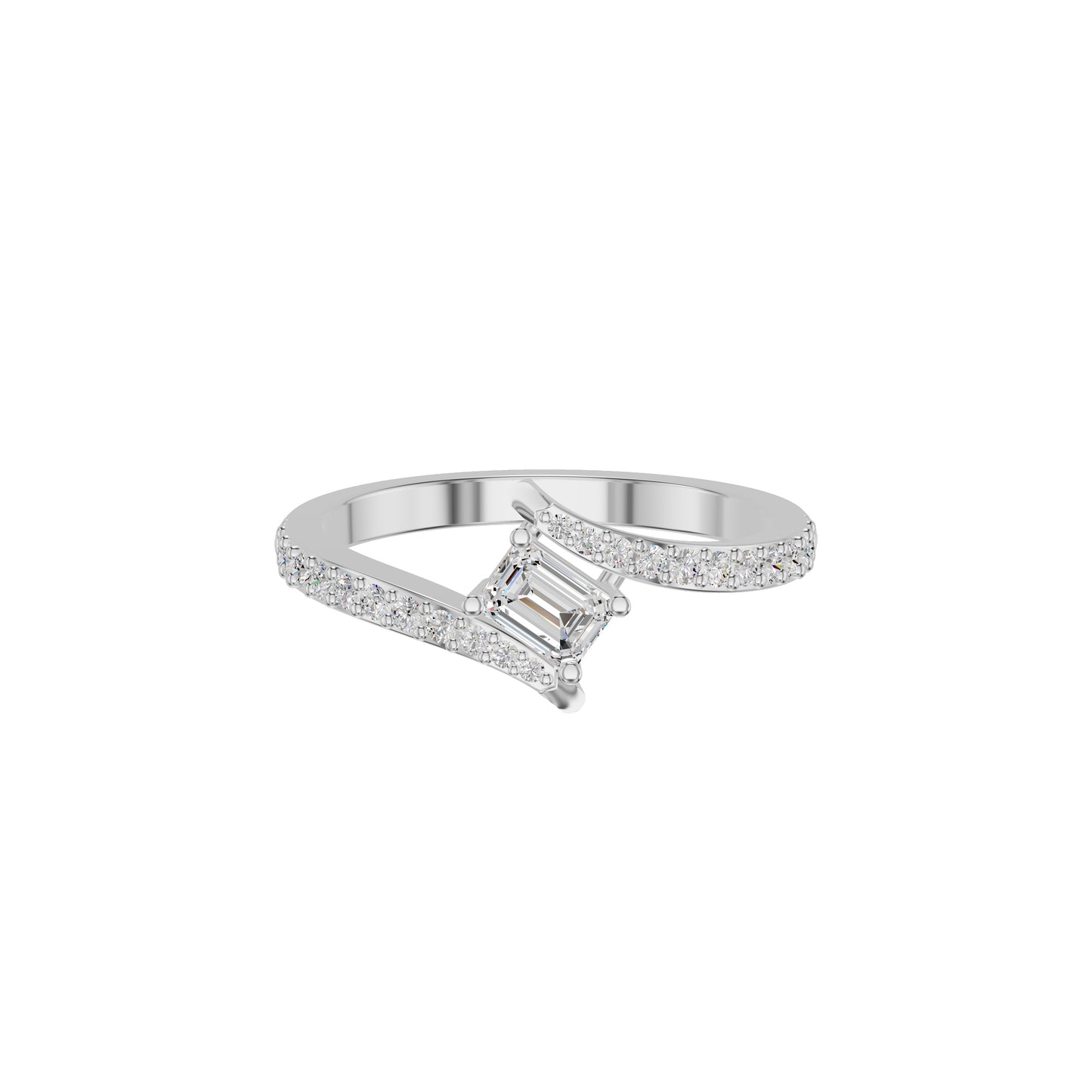 DLR002182 18 KT / White Gold / 18
