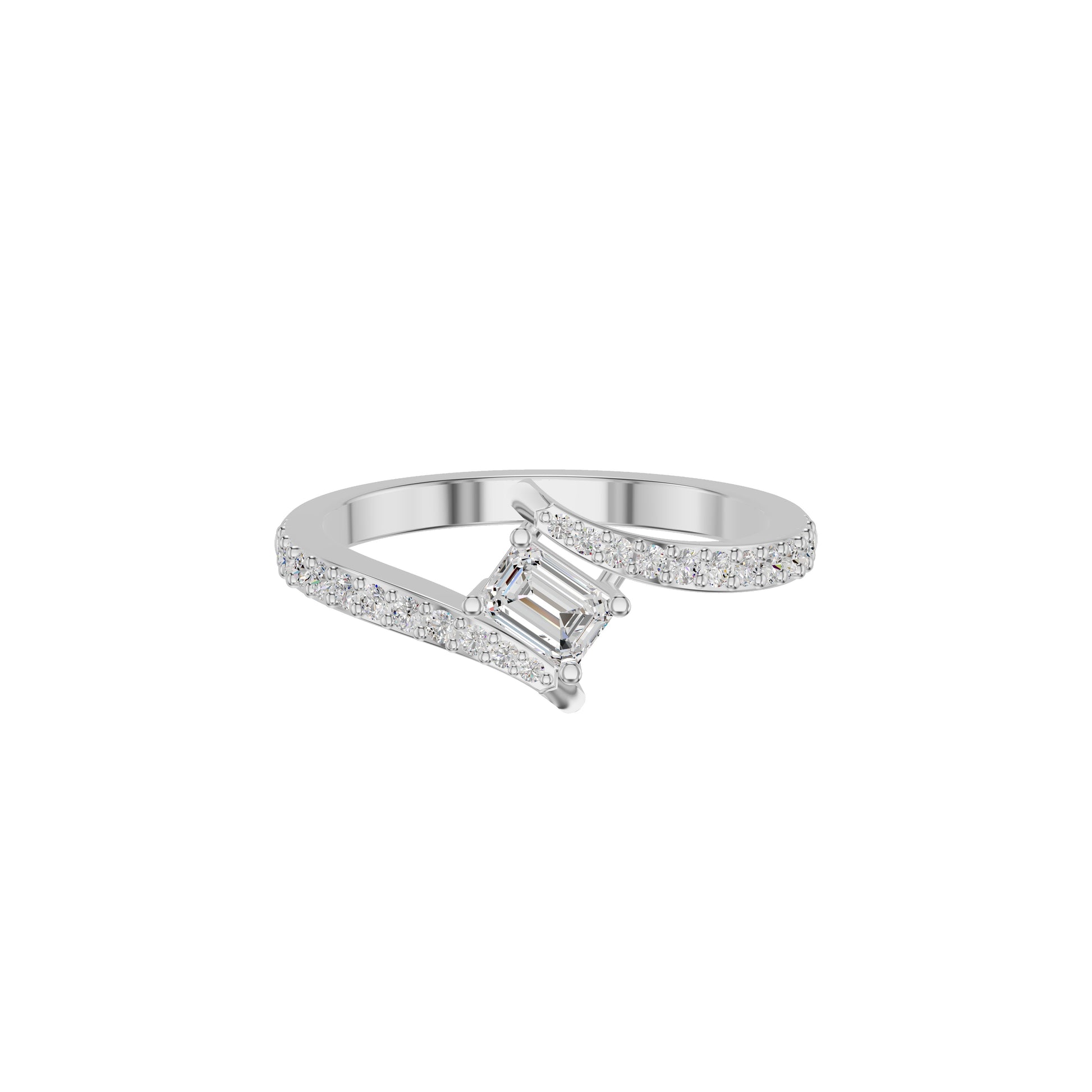 DLR002182 18 KT / White Gold / 18