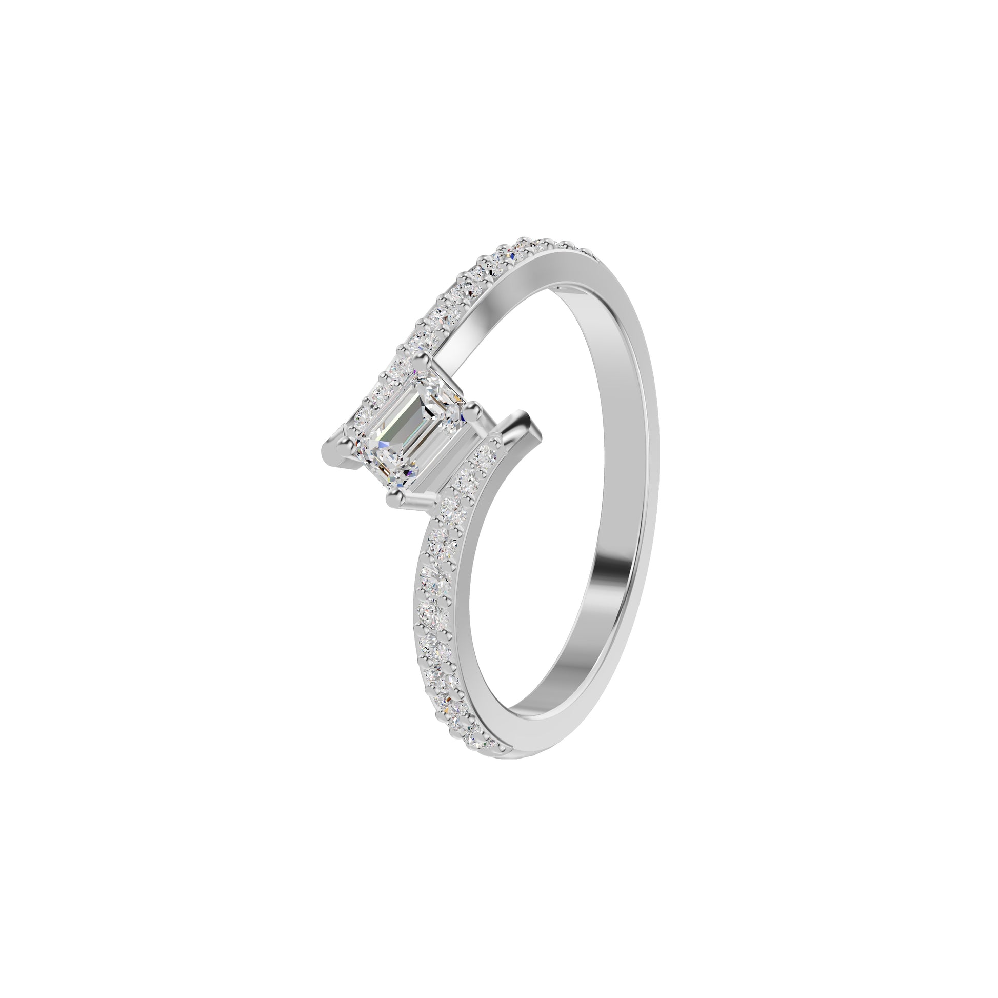 DLR002182 18 KT / White Gold / 18