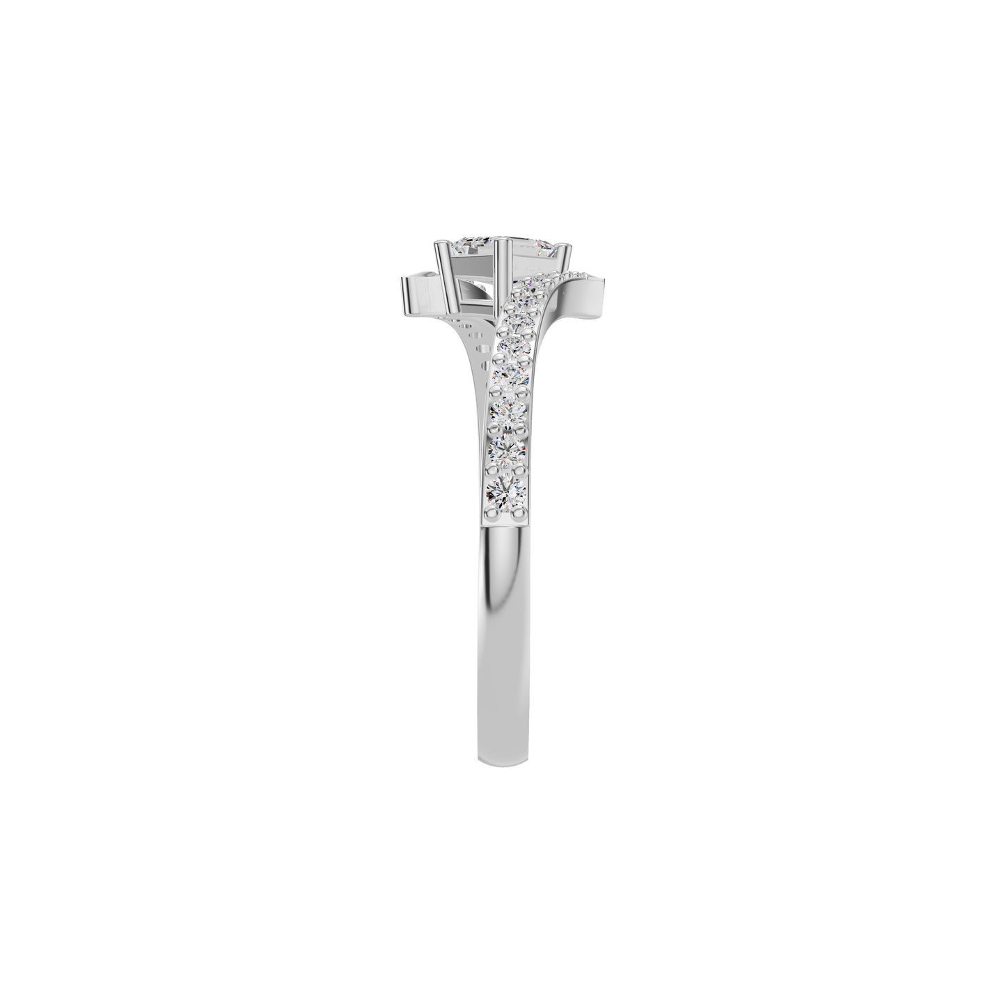 DLR002182 18 KT / White Gold / 18