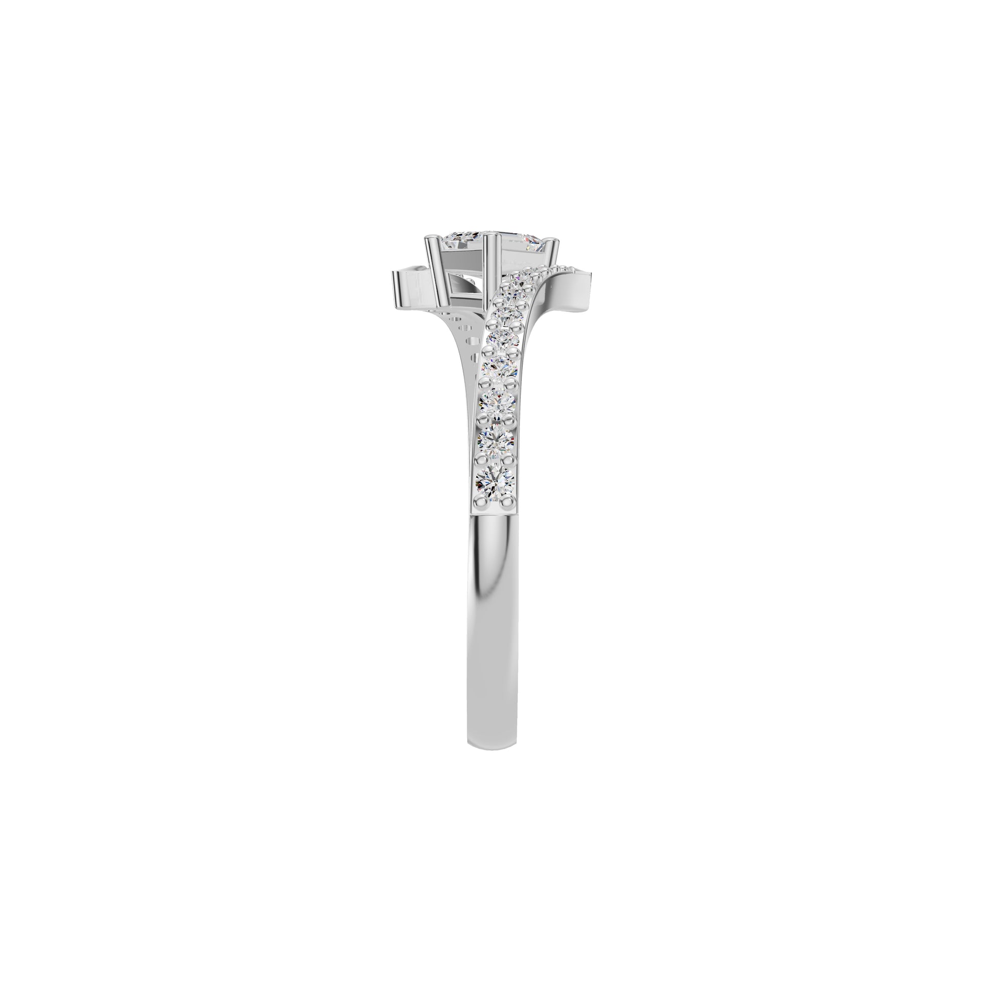 DLR002182 18 KT / White Gold / 18