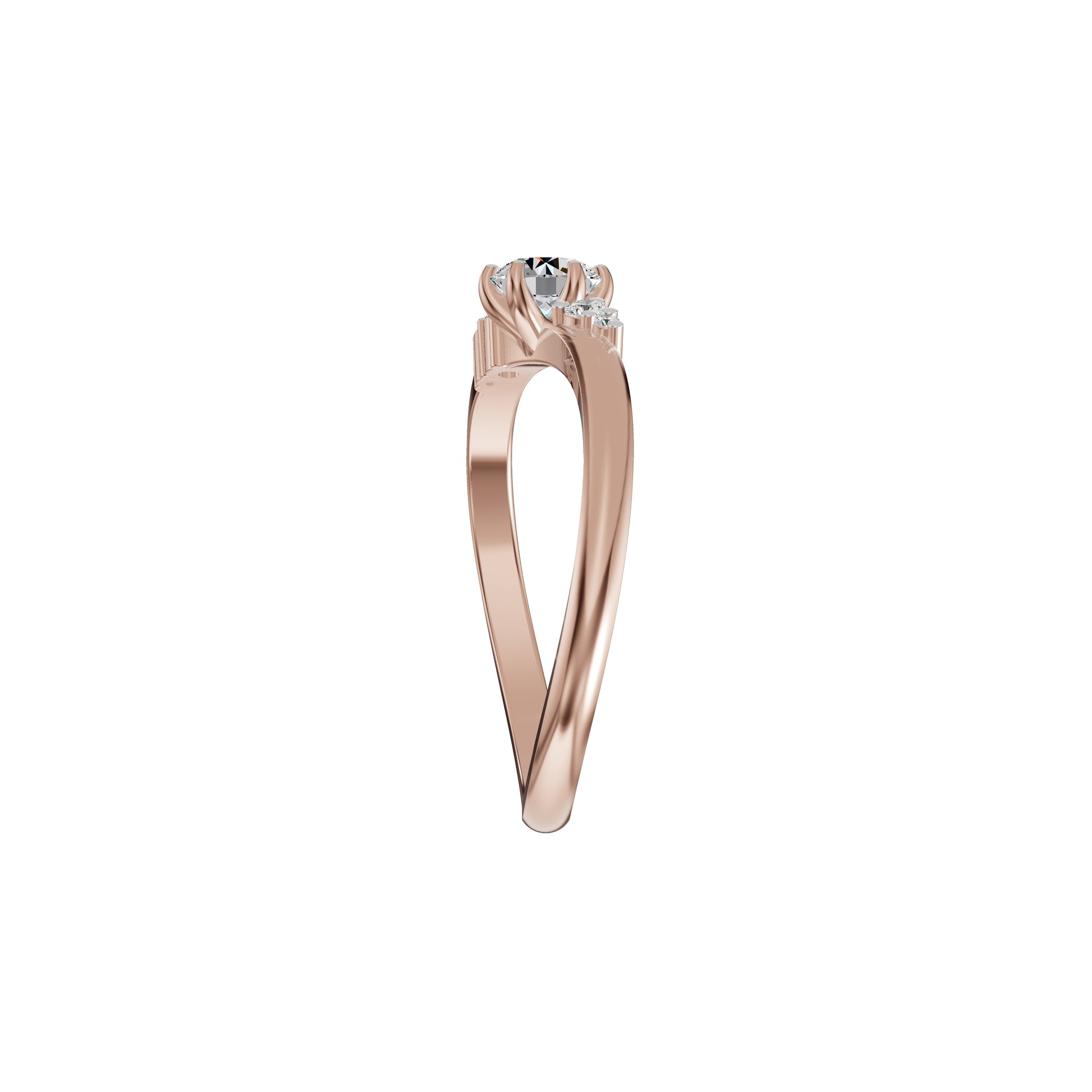 DLR002183 18 KT / Rose Gold / 18