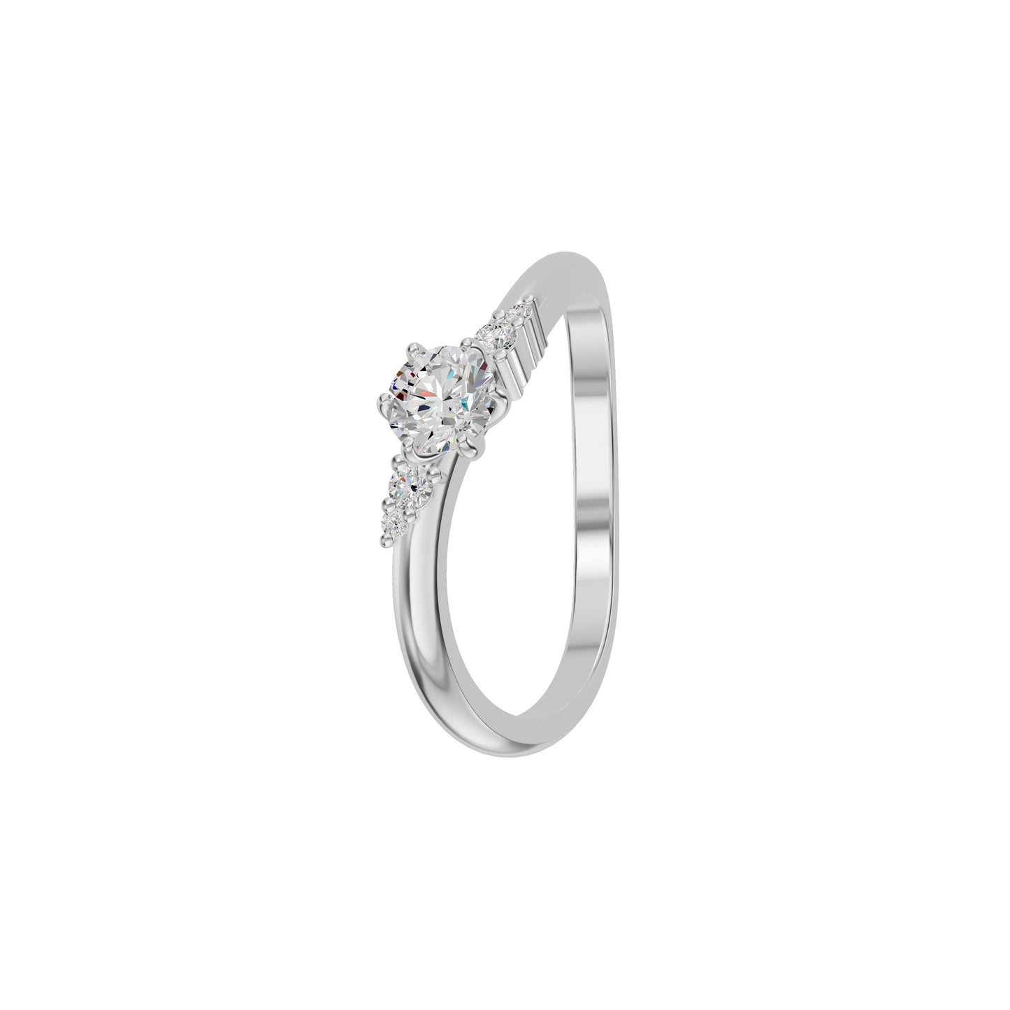 DLR002183 18 KT / White Gold / 18