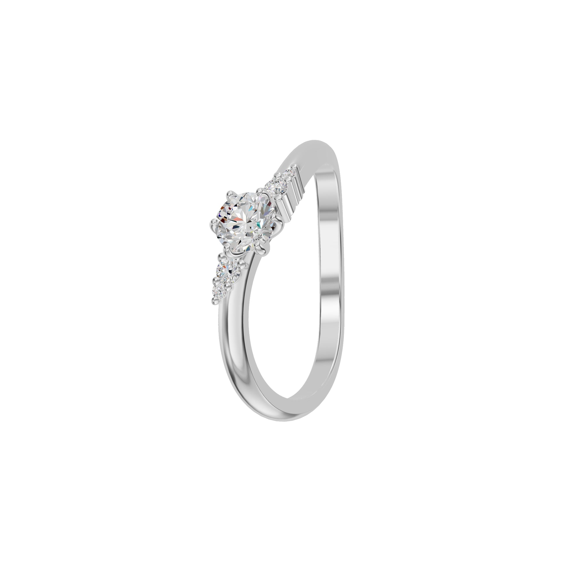 DLR002183 18 KT / White Gold / 18