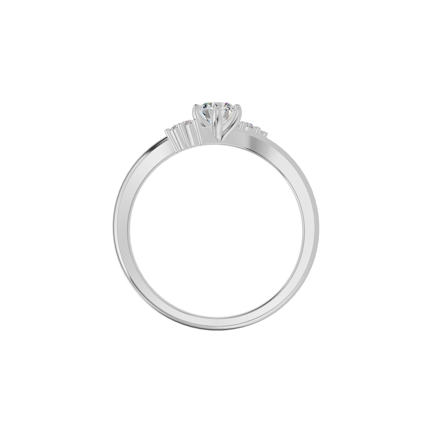 DLR002183 18 KT / White Gold / 18