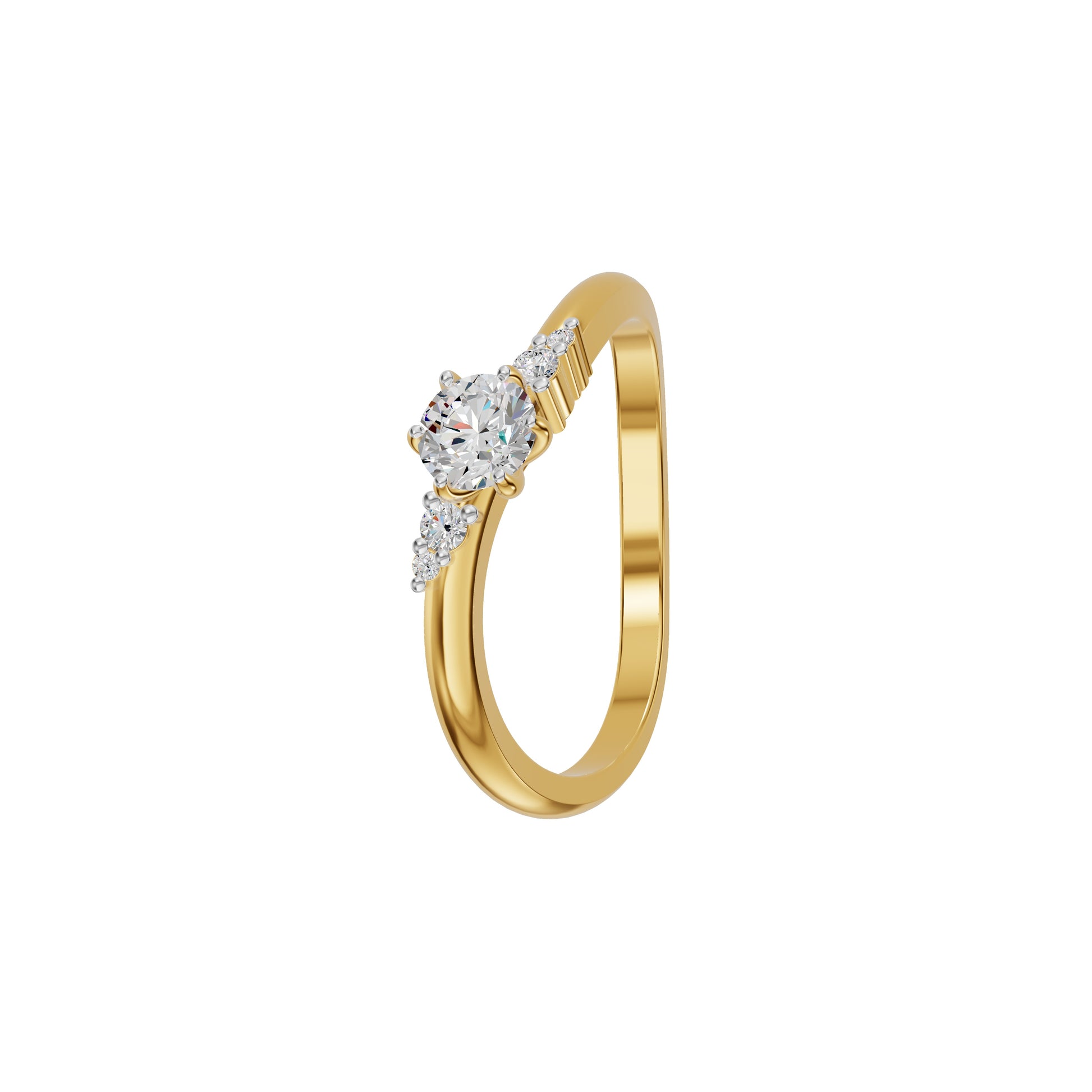 DLR002183 18 KT / Yellow Gold / 18