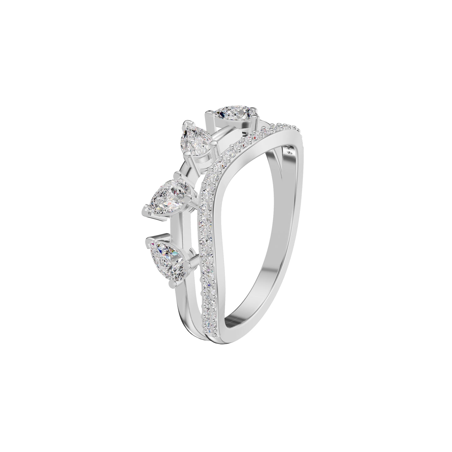 DLR002187 18 KT / White Gold / 18