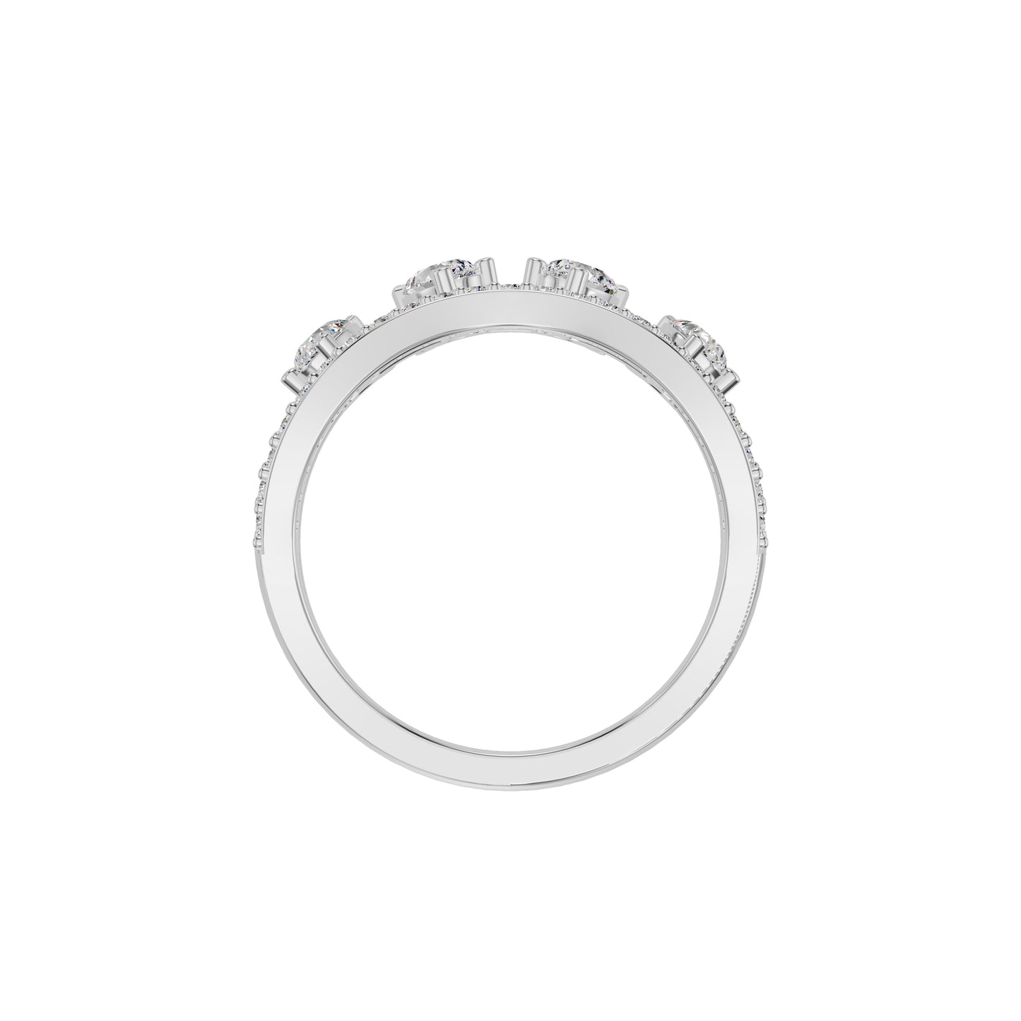DLR002187 18 KT / White Gold / 18