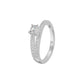 DLR002189 18 KT / White Gold / 18