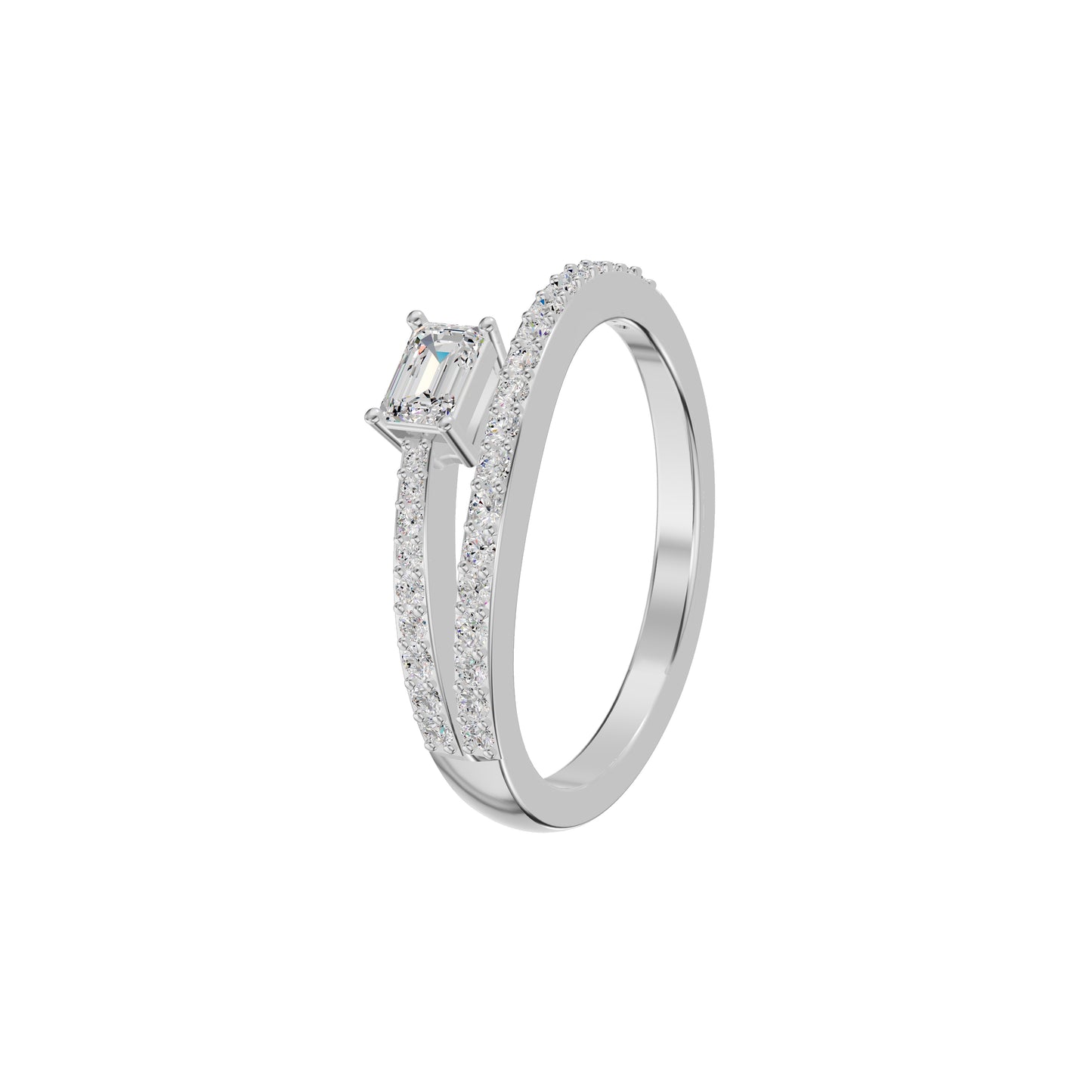 DLR002189 18 KT / White Gold / 18