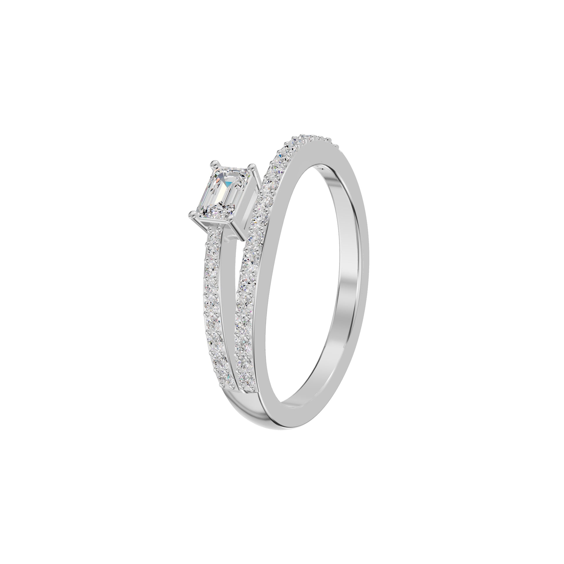 DLR002189 18 KT / White Gold / 18