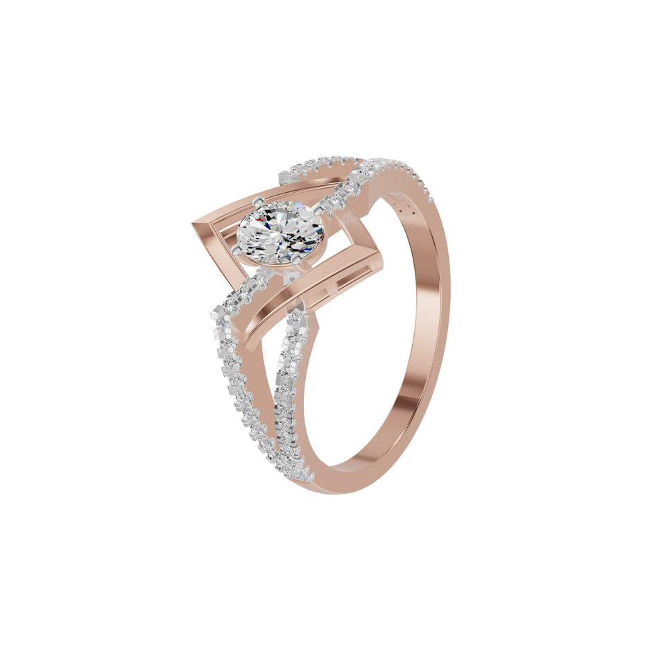 DLR002191 18 KT / Rose Gold / 18
