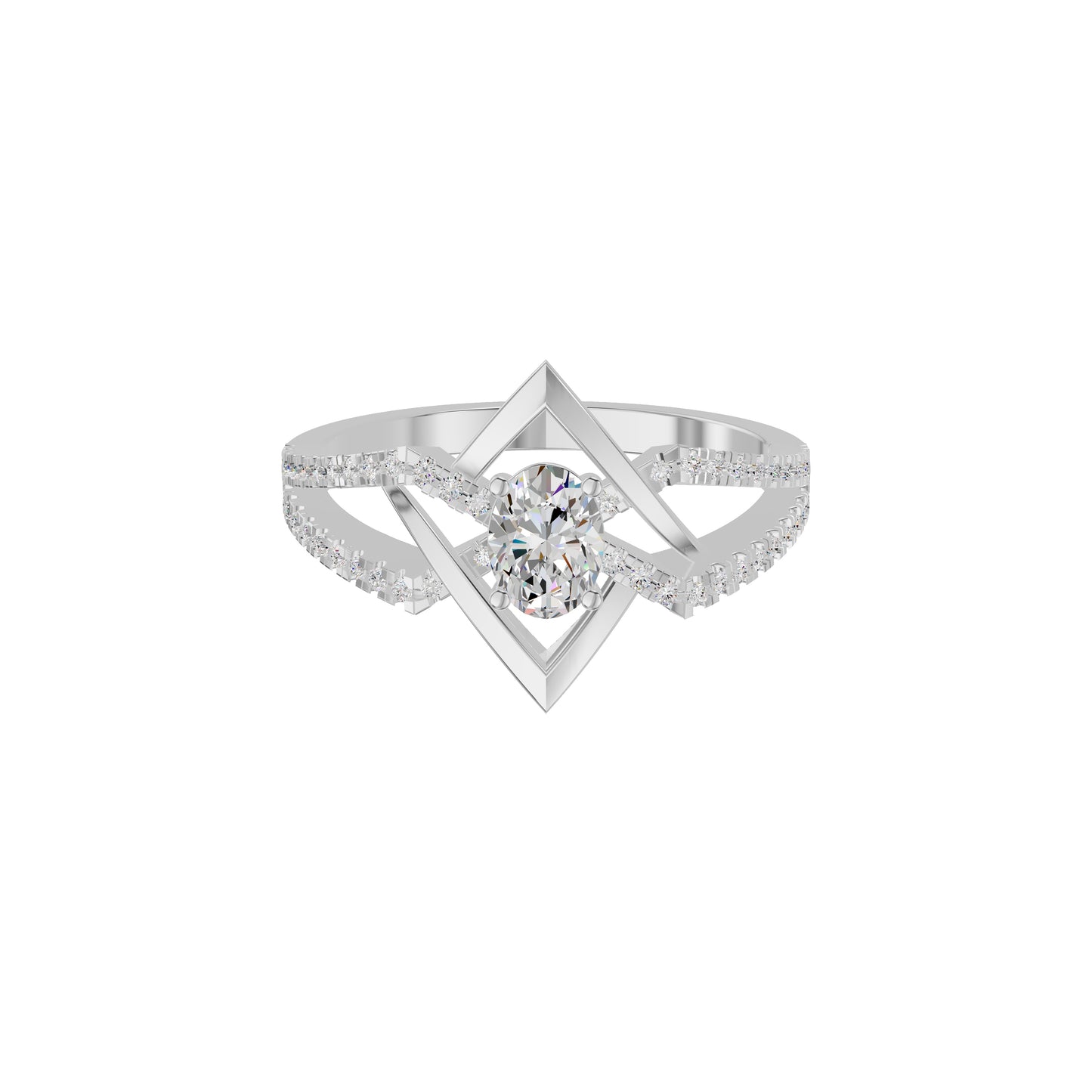 DLR002191 18 KT / White Gold / 18
