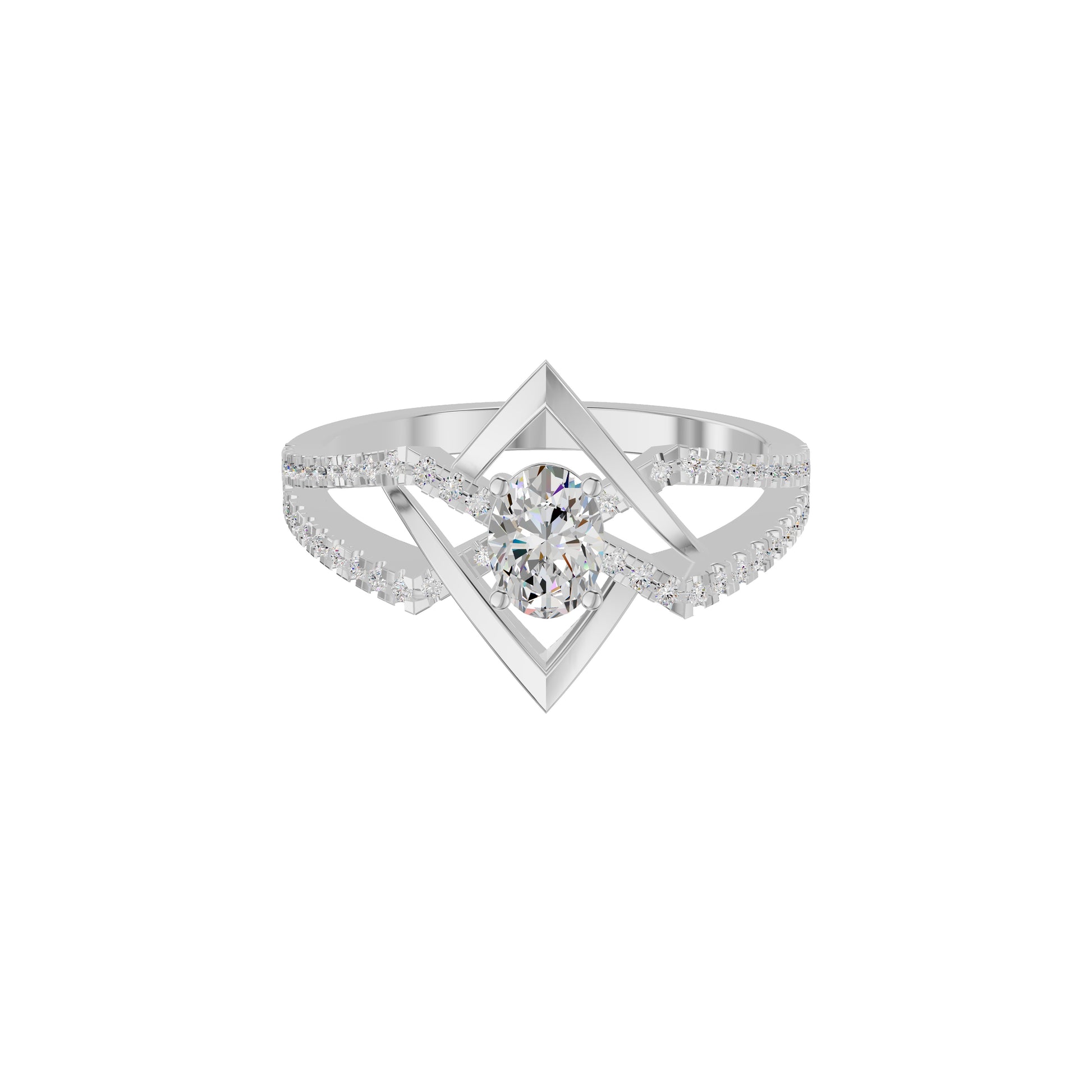 DLR002191 18 KT / White Gold / 18