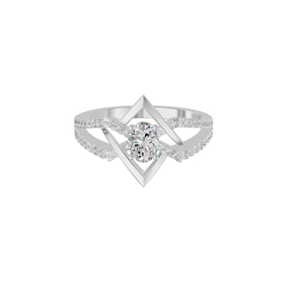 DLR002191 18 KT / White Gold / 18