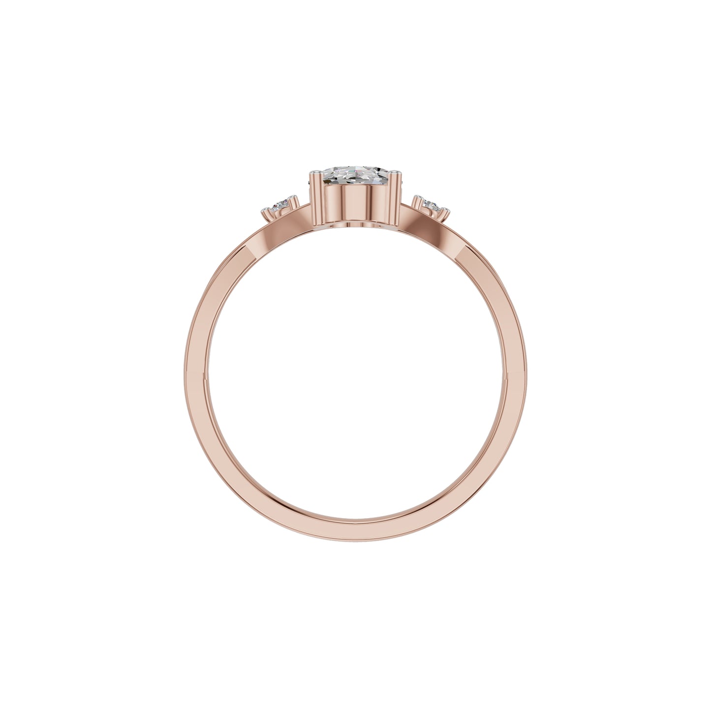 DLR002198 18 KT / Rose Gold / 18