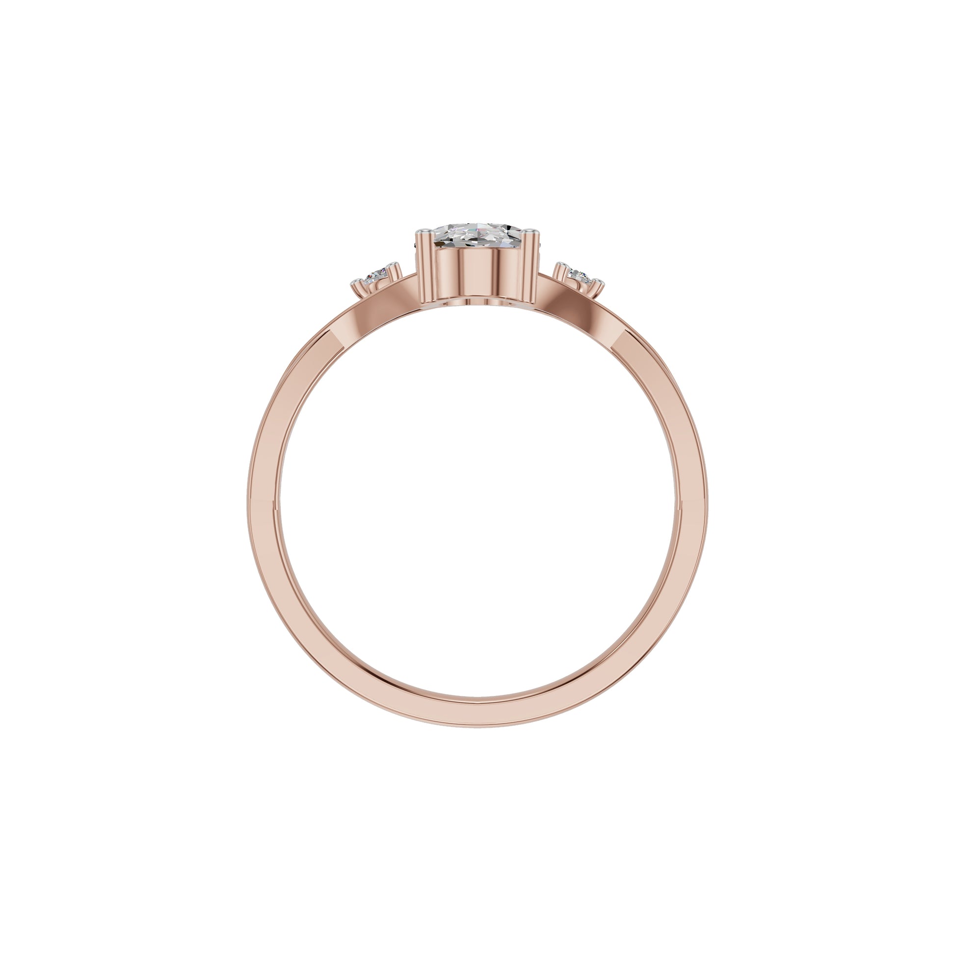 DLR002198 18 KT / Rose Gold / 18