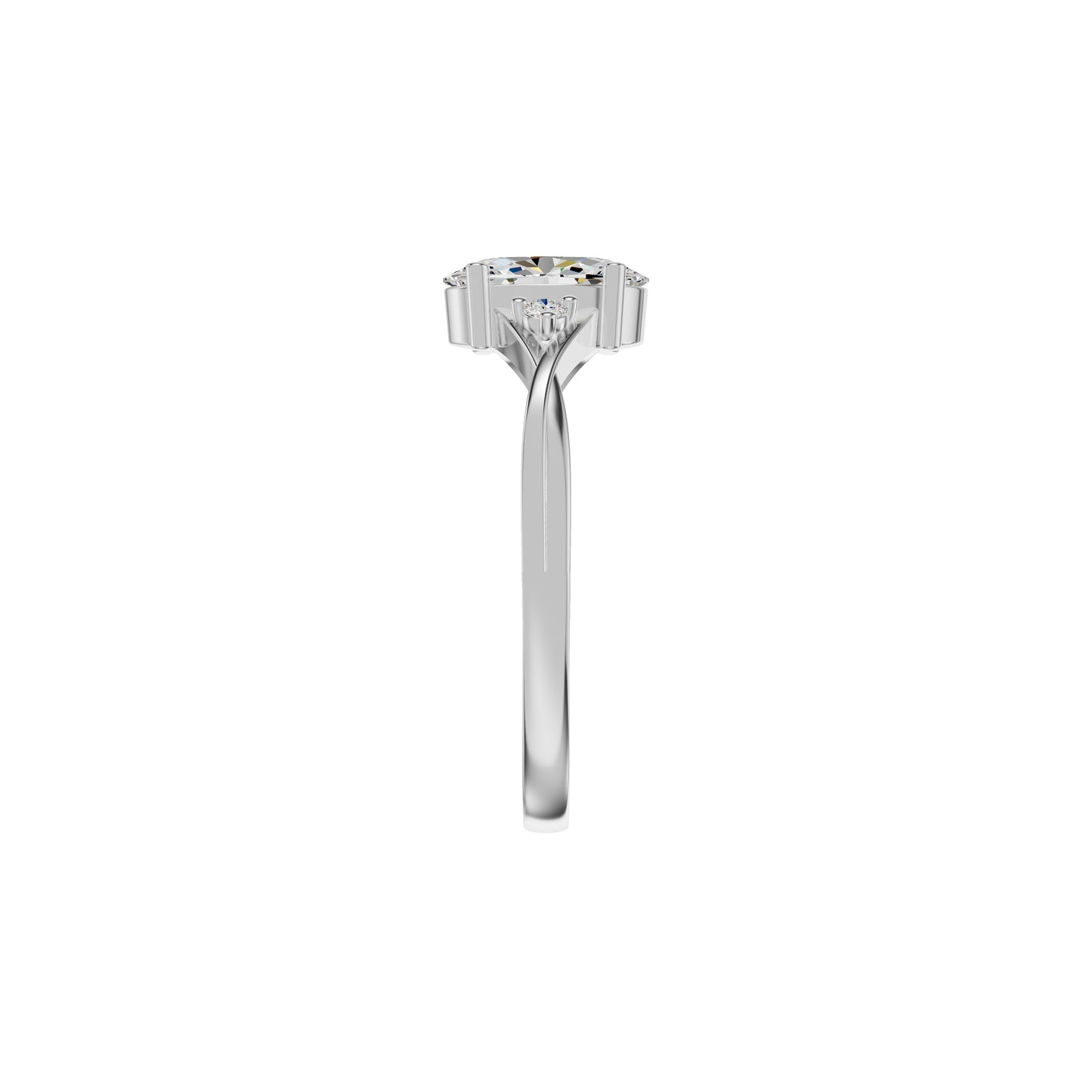 DLR002198 18 KT / White Gold / 18