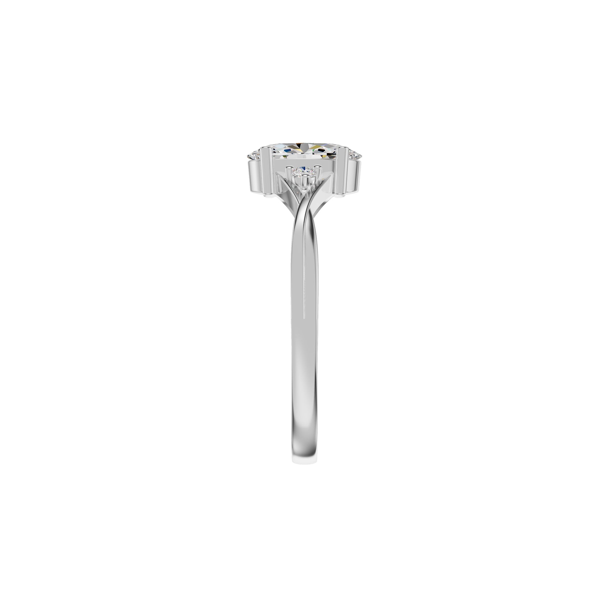 DLR002198 18 KT / White Gold / 18