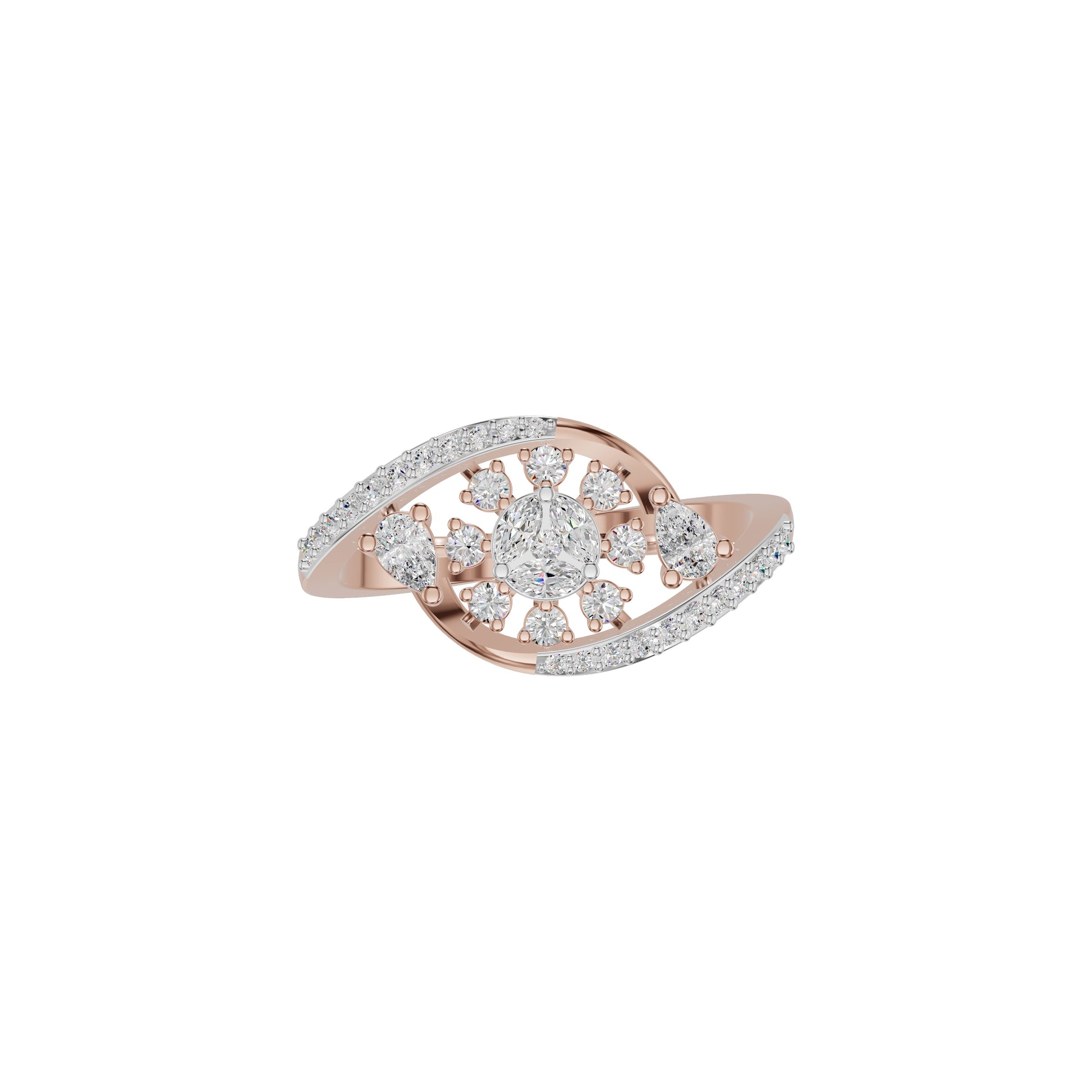 Levana Diamond Ring 18 KT / Rose Gold / 18