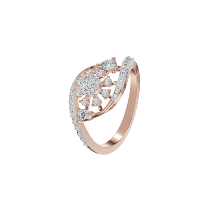 Levana Diamond Ring 18 KT / Rose Gold / 18
