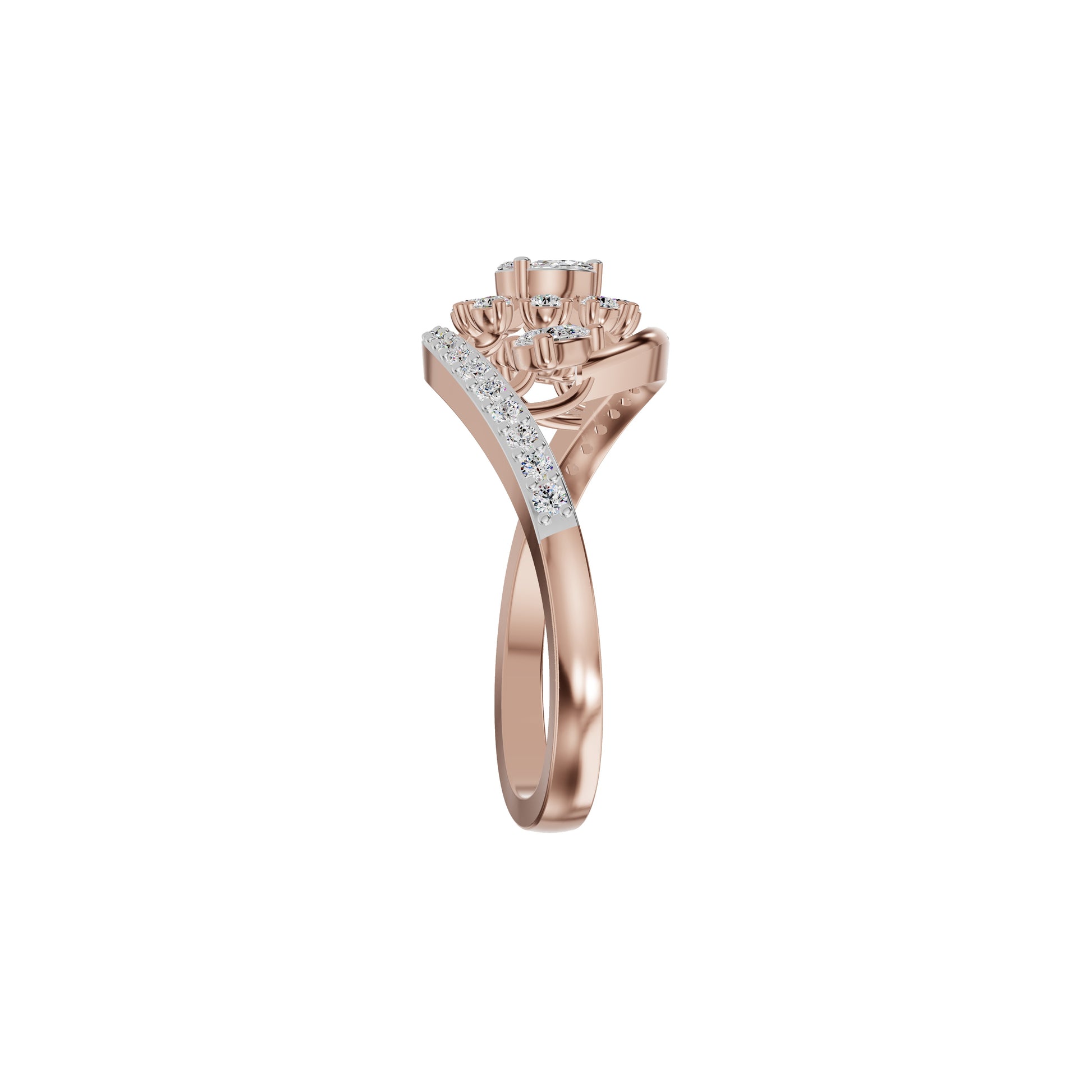 Levana Diamond Ring 18 KT / Rose Gold / 18
