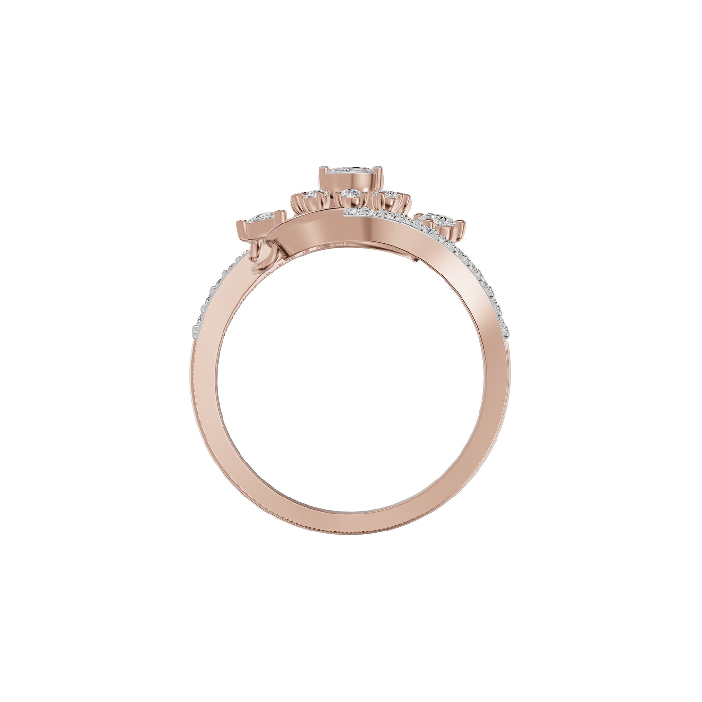 Levana Diamond Ring 18 KT / Rose Gold / 18