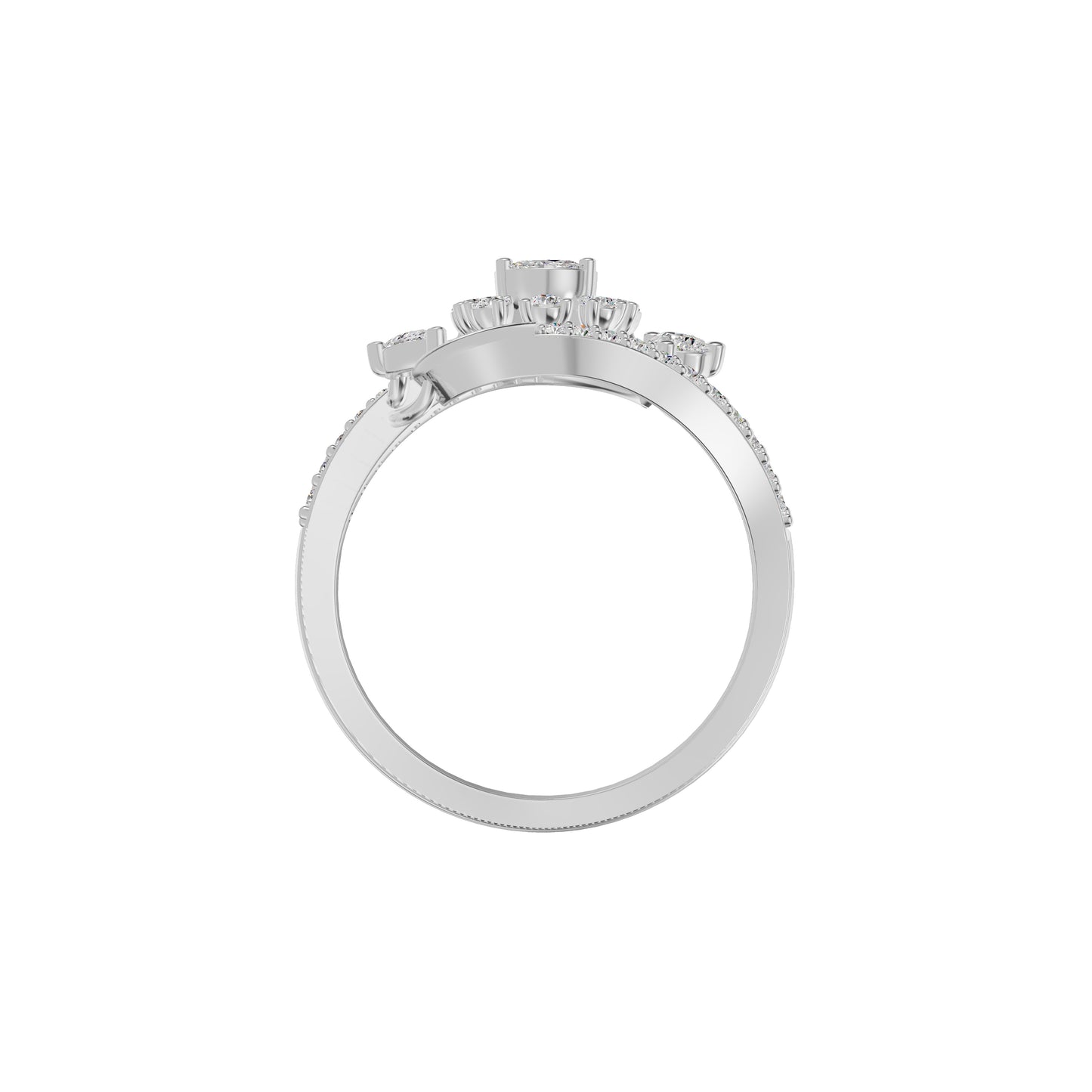 Levana Diamond Ring 18 KT / White Gold / 18