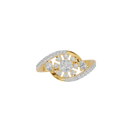Levana Diamond Ring 18 KT / Yellow Gold / 18