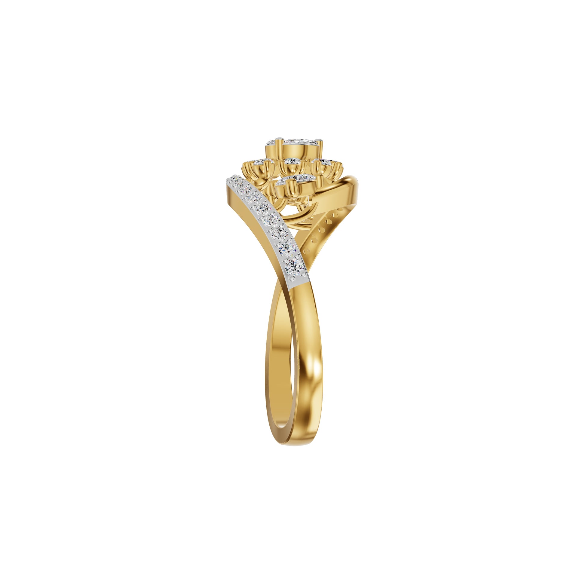 Levana Diamond Ring 18 KT / Yellow Gold / 18